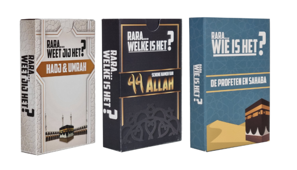 Islamitische kaartenspel: Rara... Welke is het? 99 Schone namen van Allah - Afbeelding 4